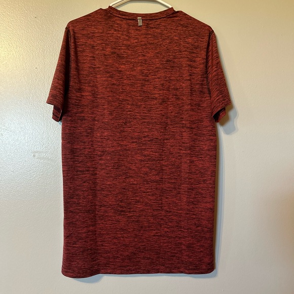 Russell Athletic Men's Red Heathered Tee‎ Dri-power 360 - Picture 7 of 9